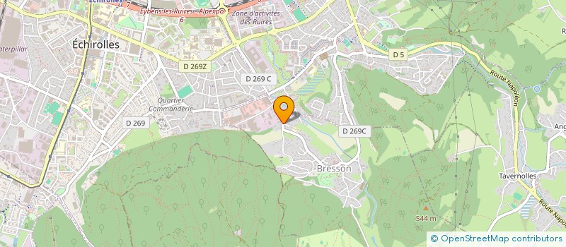 localisation de l'entreprise MONSIEUR JOSEPH PEREZ  BRESSON