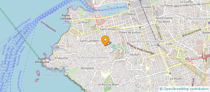 localisation de l'entreprise MONSIEUR JOSEPH PEREZ  MARSEILLE