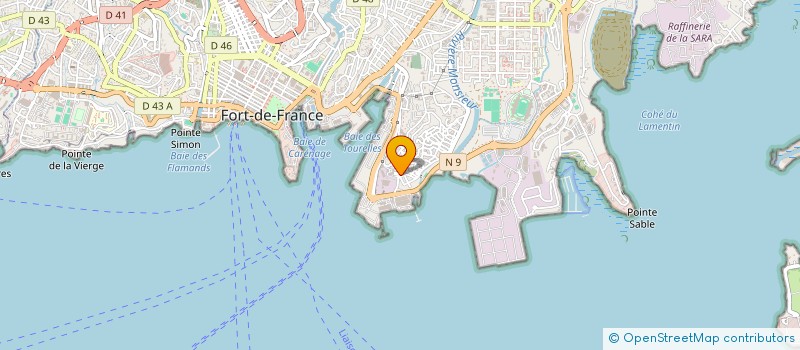 localisation de l'entreprise MONSIEUR JOSEPH PERRICAUD  FORT-DE-FRANCE