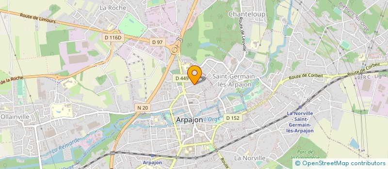 localisation de l'entreprise MONSIEUR JOSEPH PERSECHINI à ARPAJON