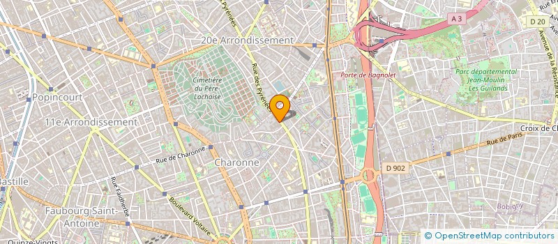 localisation de l'entreprise MONSIEUR JOSEPH PESSAH  PARIS