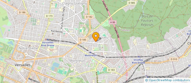 localisation de l'entreprise MONSIEUR JOSEPH PETRAKIS à VERSAILLES