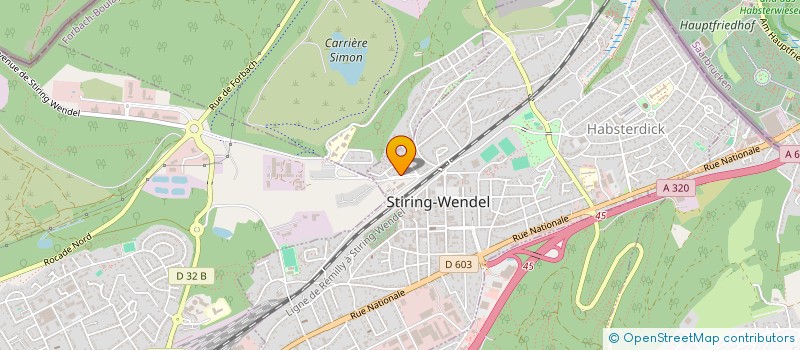 localisation de l'entreprise MONSIEUR JOSEPH PETRY  STIRING-WENDEL