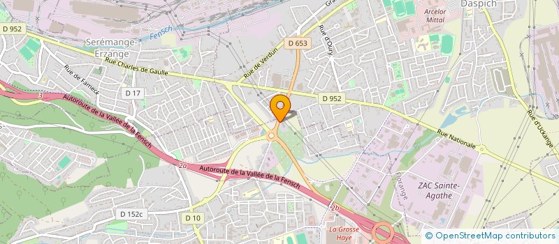 localisation de l'entreprise MONSIEUR JOSEPH PHILIPP  FAMECK