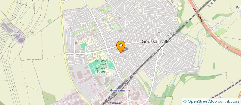 localisation de l'entreprise MONSIEUR JOSEPH PIERRE LOUIS  GOUSSAINVILLE