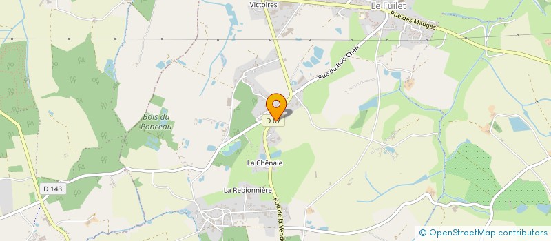 localisation de l'entreprise MONSIEUR JOSEPH PINEAU à MONTREVAULT-SUR-EVRE