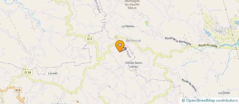 localisation de l'entreprise MONSIEUR JOSEPH PIVERT  RIVIERE-PILOTE