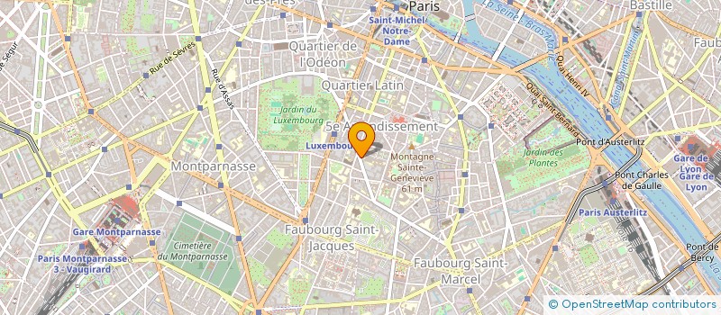 localisation de l'entreprise MONSIEUR JOSEPH PIVIDAL  PARIS