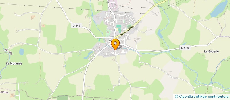 localisation de l'entreprise MONSIEUR JOSEPH PLANCHAIS  AHUILLE