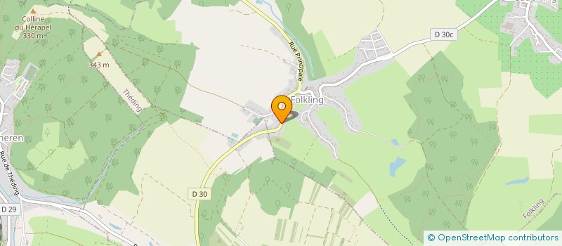 localisation de l'entreprise MONSIEUR JOSEPH POINSIGNON  FOLKLING