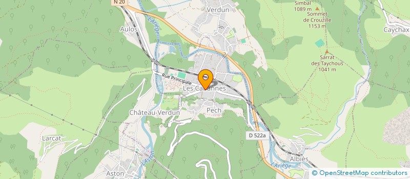 localisation de l'entreprise MONSIEUR JOSEPH PONS à LES CABANNES