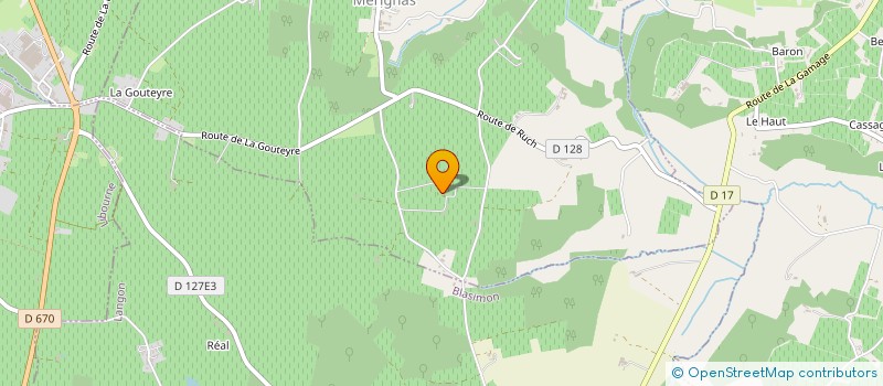 localisation de l'entreprise MONSIEUR JOSEPH PONT  MERIGNAS