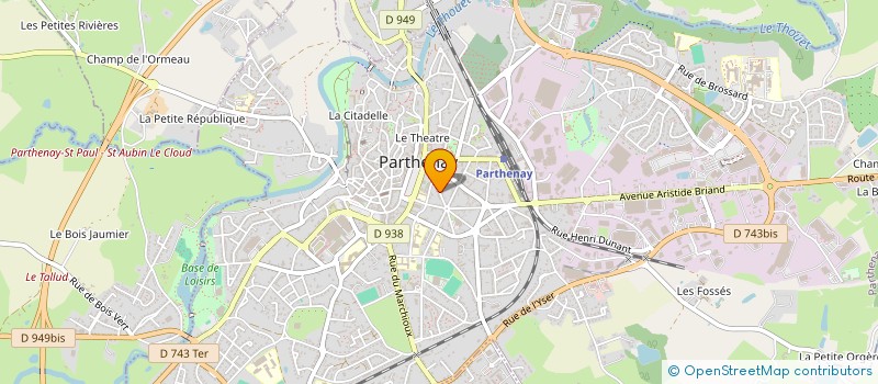 localisation de l'entreprise MONSIEUR JOSEPH POUSSARD à PARTHENAY