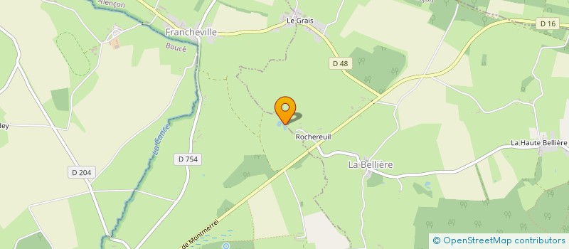 localisation de l'entreprise MONSIEUR JOSEPH POUSSET à LA BELLIERE