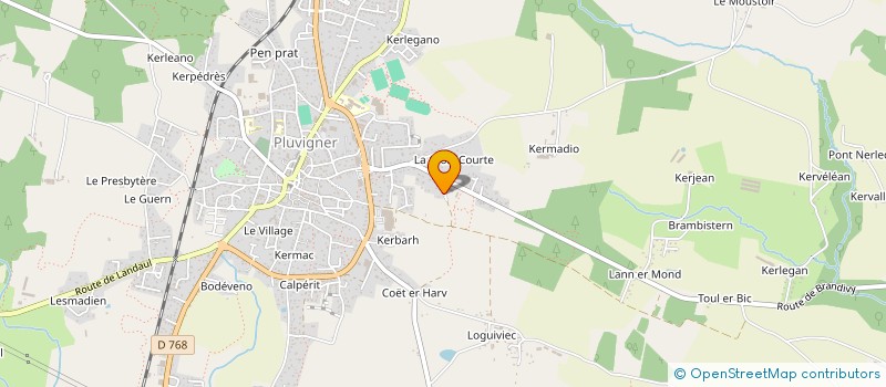 localisation de l'entreprise MONSIEUR JOSEPH PRADO  PLUVIGNER