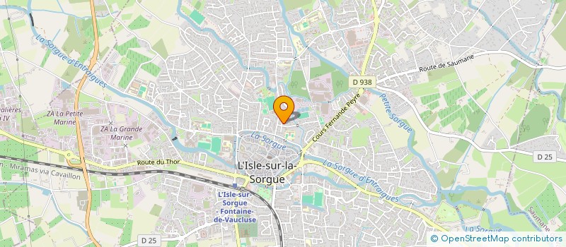 localisation de l'entreprise MONSIEUR JOSEPH PRATALI  L'ISLE-SUR-LA-SORGUE