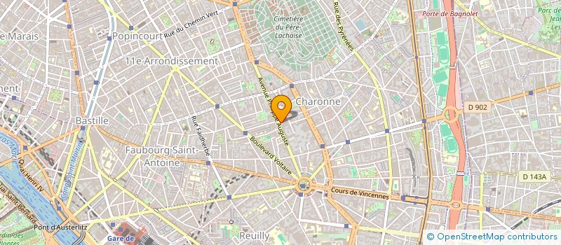 localisation de l'entreprise MONSIEUR JOSEPH PUJALTE  PARIS