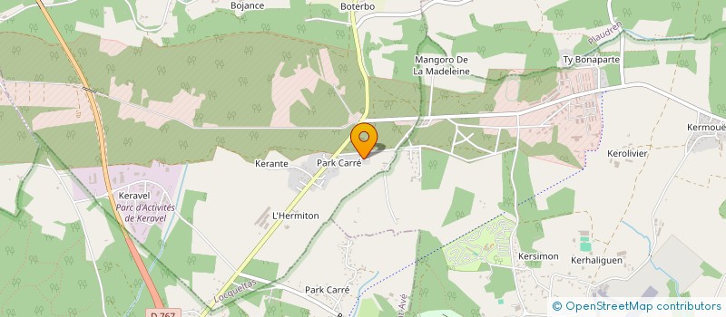 localisation de l'entreprise MONSIEUR JOSEPH QUELO  LOCQUELTAS