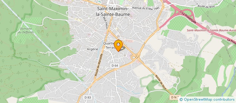 localisation de l'entreprise MONSIEUR JOSEPH RACO  SAINT-MAXIMIN-LA-SAINTE-BAUME