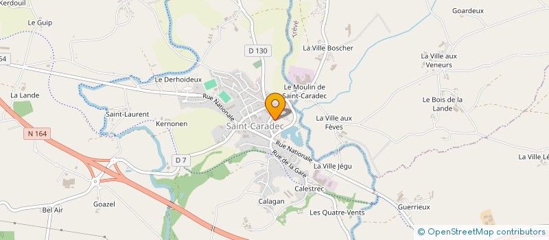 localisation de l'entreprise MONSIEUR JOSEPH RAITIERE  SAINT-CARADEC