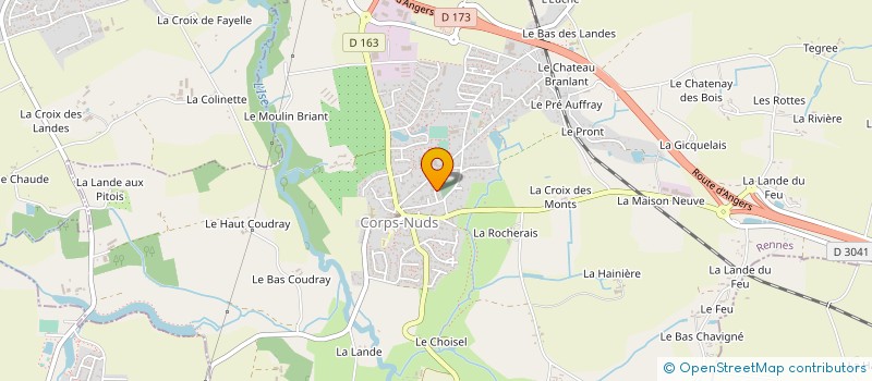 localisation de l'entreprise MONSIEUR JOSEPH RAMAGE à CORPS-NUDS