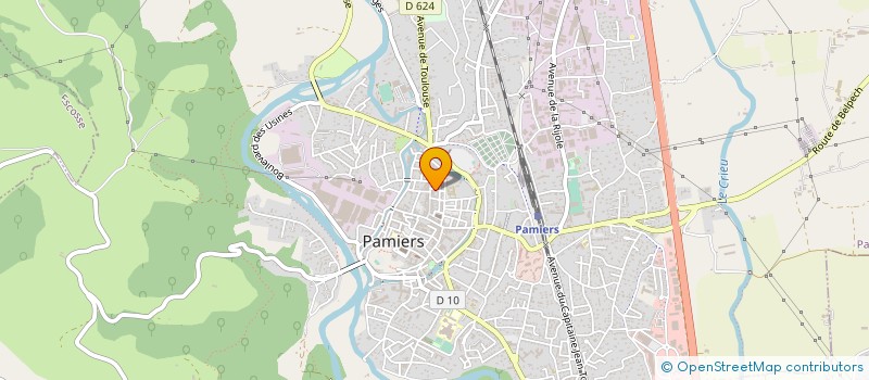 localisation de l'entreprise MONSIEUR JOSEPH RATHQUEBER à PAMIERS