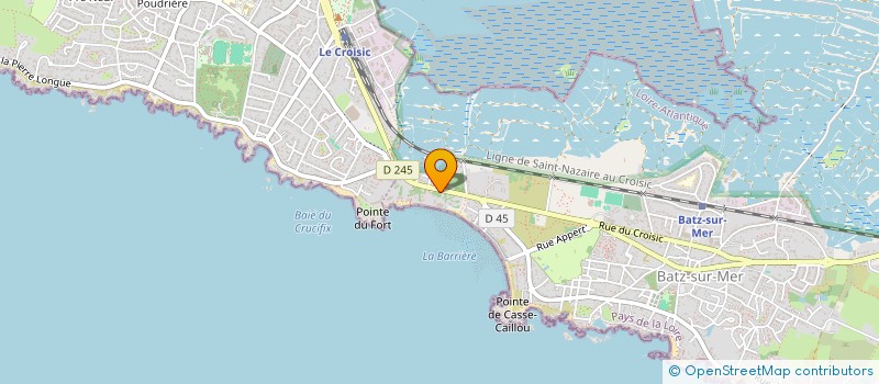 localisation de l'entreprise MONSIEUR JOSEPH RAVARY  BATZ-SUR-MER