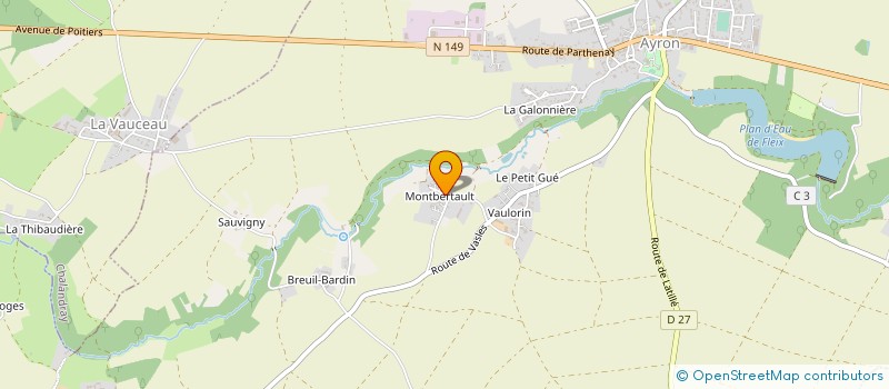 localisation de l'entreprise MONSIEUR JOSEPH REAU  AYRON