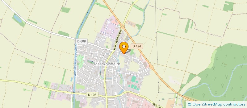 localisation de l'entreprise MONSIEUR JOSEPH REDELSPERGER  MARCKOLSHEIM