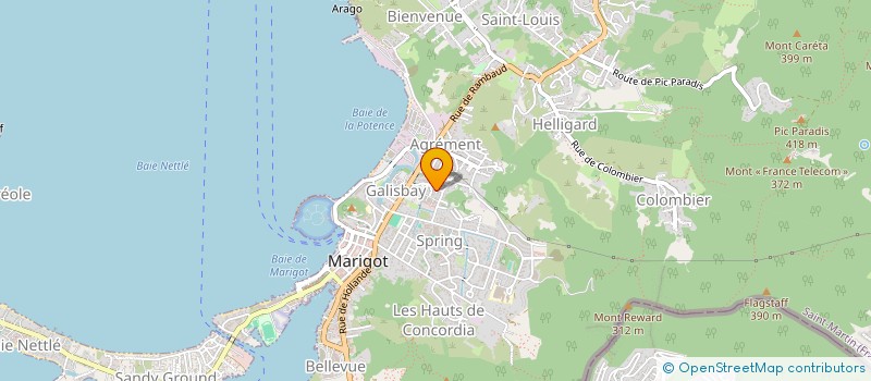 localisation de l'entreprise MONSIEUR JOSEPH REGISTRE  SAINT MARTIN