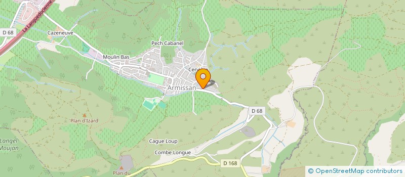 localisation de l'entreprise MONSIEUR JOSEPH REGNE  ARMISSAN