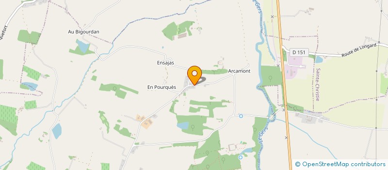 localisation de l'entreprise MONSIEUR JOSEPH REINHARD  ROQUELAURE