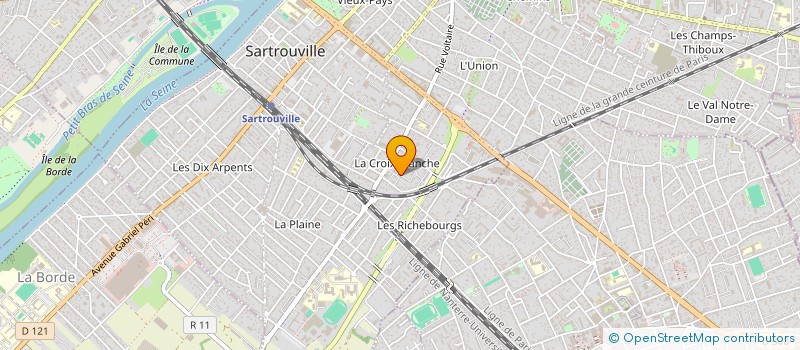 localisation de l'entreprise MONSIEUR JOSEPH REKETTYEI  SARTROUVILLE