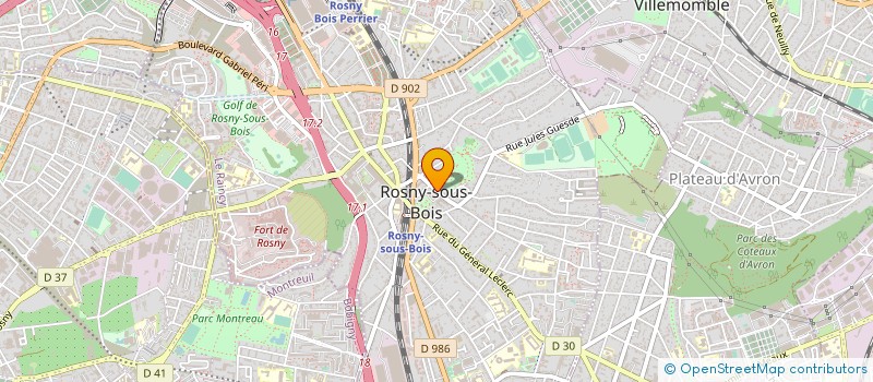 localisation de l'entreprise MONSIEUR JOSEPH RENARD à ROSNY-SOUS-BOIS