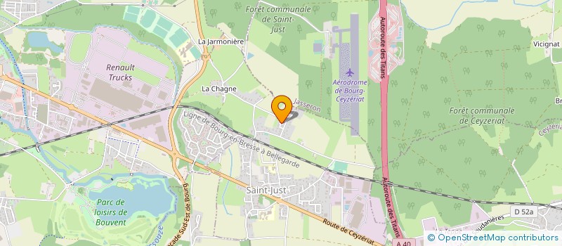 localisation de l'entreprise MONSIEUR JOSEPH RENAUD  JASSERON