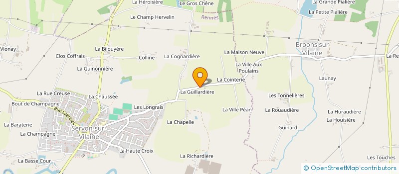 localisation de l'entreprise MONSIEUR JOSEPH RENAULT à SERVON-SUR-VILAINE