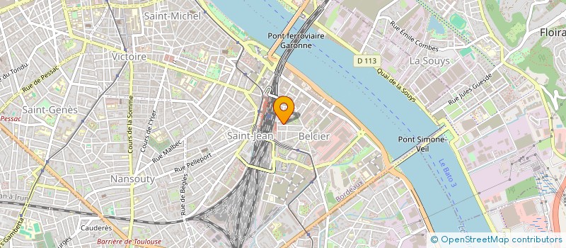 localisation de l'entreprise MONSIEUR JOSEPH RENDJAMBE VOUETTE  BORDEAUX