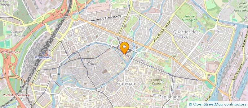 localisation de l'entreprise MONSIEUR JOSEPH RENNEMANN à STRASBOURG