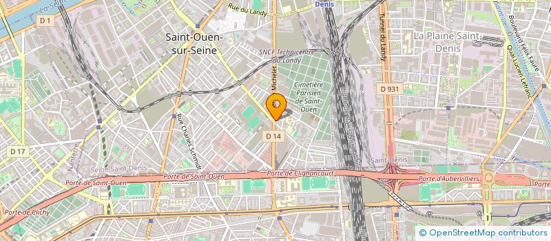 localisation de l'entreprise MONSIEUR JOSEPH RENOUF à SAINT-OUEN-SUR-SEINE