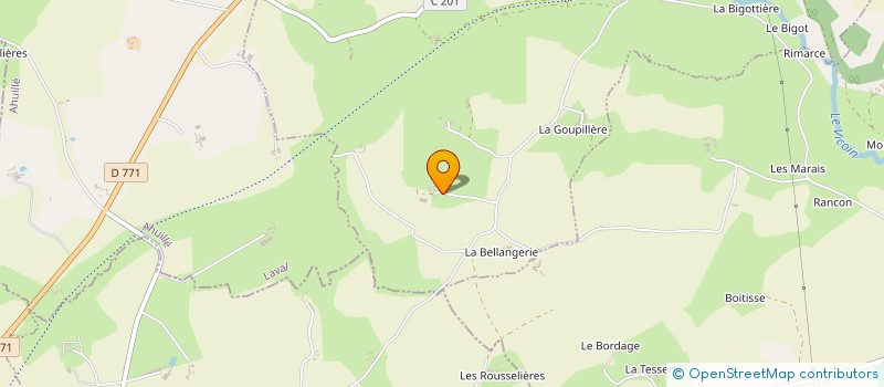 localisation de l'entreprise MONSIEUR JOSEPH REVERDY  MONTIGNE-LE-BRILLANT