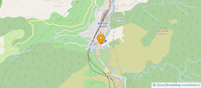 localisation de l'entreprise MONSIEUR JOSEPH REY  BREIL-SUR-ROYA