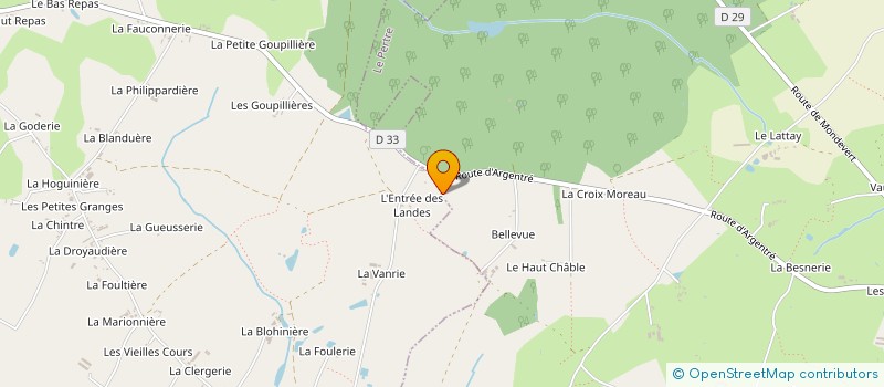 localisation de l'entreprise MONSIEUR JOSEPH RIBAULT à BRIELLES