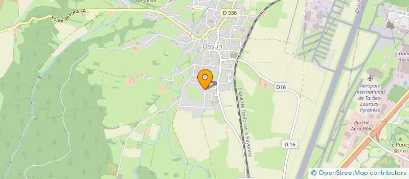 localisation de l'entreprise MONSIEUR JOSEPH RIBEIRO  OSSUN