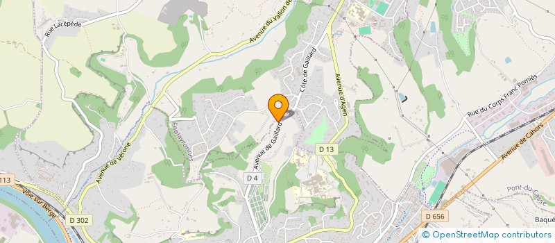 localisation de l'entreprise MONSIEUR JOSEPH RICARDO  AGEN