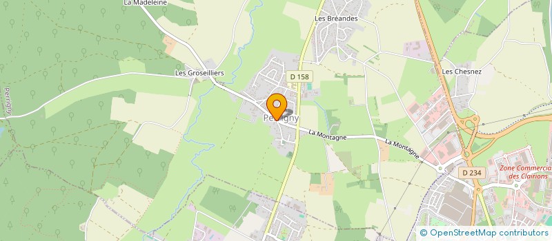 localisation de l'entreprise MONSIEUR JOSEPH RICHARD  PERRIGNY