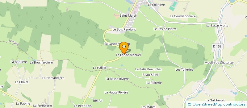 localisation de l'entreprise MONSIEUR JOSEPH RICHER à JUVIGNE