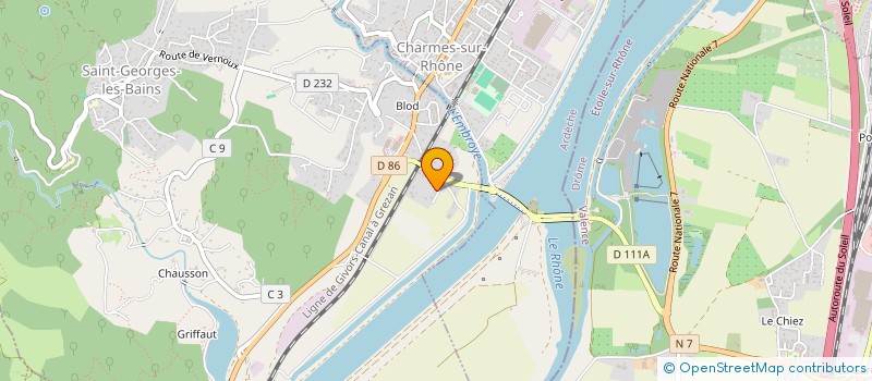 localisation de l'entreprise MONSIEUR JOSEPH RICHEROT à SAINT-GEORGES-LES-BAINS