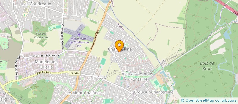 localisation de l'entreprise MONSIEUR JOSEPH RINVILLE  CHELLES