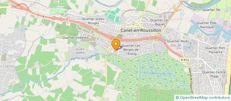 localisation de l'entreprise MONSIEUR JOSEPH RIVERA  CANET-EN-ROUSSILLON