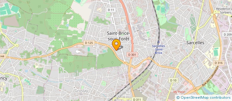 localisation de l'entreprise MONSIEUR JOSEPH RIVERT à SAINT-BRICE-SOUS-FORET